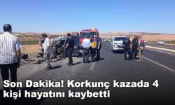 Son Dakika! Korkunç kazada 4 kişi hayatını kaybetti