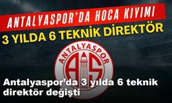 Antalyaspor’da 3 yılda 6 teknik direktör değişti