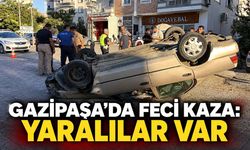 Gazipaşa'da feci kaza: Yaralılar var