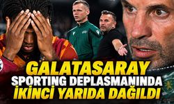 Galatasaray Sporting deplasmanında ikinci yarıda dağıldı