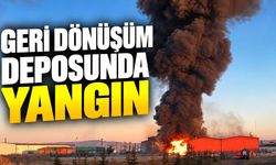 Gerede'de geri dönüşüm deposunda yangın: 2 kişi yaralandı