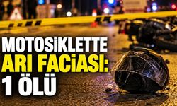 Motosiklette arı faciası: 1 ölü