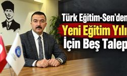 Türk Eğitim-Sen’den Yeni Eğitim Yılı İçin Beş Talep