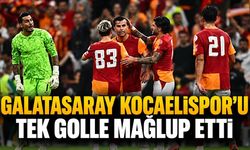Galatasaray Kocaelispor'u Tek Golle Mağlup Etti