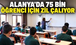 Alanya’da 75 bin öğrenci derslere başlıyor