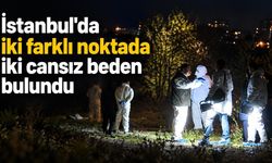 İstanbul'da iki farklı noktada iki cansız beden bulundu