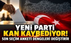 Yeni Parti kan kaybediyor! Son seçim anketi dengeleri değiştirir