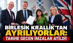 Birleşik Krallık'tan ayrılıyorlar: Tarihe geçen imzalar atıldı!