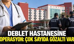 Deblet hastanesine operasyon: Çok sayıda gözaltı var