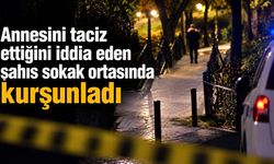 Annesini taciz ettiğini iddia eden şahıs sokak ortasında kurşunladı