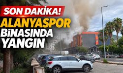 Son Dakika! Alanyaspor binasında yangın