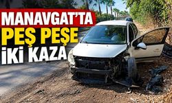 Manavgat’ta aynı yolda dakikalar arayla iki kaza: 3 yaralı