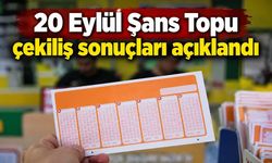 20 Eylül Şans Topu çekiliş sonuçları açıklandı