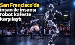 San Francisco’da insan ile insansı robot kafeste karşılaştı