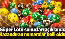 Süper Loto sonuçları açıklandı: Kazandıran numaralar belli oldu