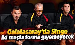 Galatasaray'da Singo iki maçta forma giyemeyecek