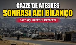 Gazze'de ateşkes sonrası saldırılarda can kaybı 1417'ye yükseldi