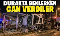 Manavgat-Alanya yolunda tır durağa devrildi: 2 kişi hayatını kaybetti
