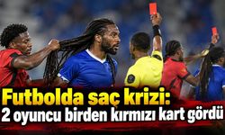 Futbolda saç krizi: 2 oyuncu birden kırmızı kart gördü