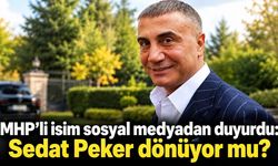 MHP'li isim sosyal medyadan duyurdu: Sedat Peker dönüyor mu?