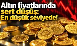 Altın fiyatlarında sert düşüş: En düşük seviyede!