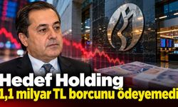Hedef Holding 1,1 milyar TL borcunu ödeyemedi