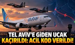 Tel Aviv'e giden uçak kaçırıldı: Acil kod verildi!