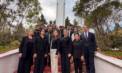 Alanya Belediye Tiyatrosu'ndan Çatalca'da anlamlı ziyaret! Alaiye şehitleri unutulmadı