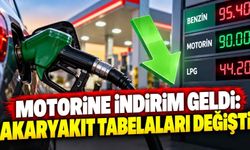 Motorine indirim geldi: Akaryakıt tabelaları değişti