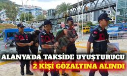 Alanya'da takside uyuşturucuyla 2 kişi yakalandı