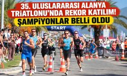 35. Uluslararası Alanya Triatlonu'nda rekor katılım! Şampiyonlar belli oldu