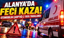 Alanya’da feci kaza! Otomobilin çarptığı 2 yaya yaralandı