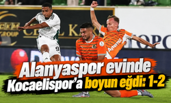 Alanyaspor evinde Kocaelispor’a boyun eğdi: 1-2