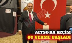 ALTSO’da oy verme başladı: İlk oy Mustafa Tuna’dan
