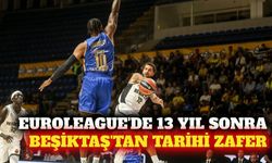 Beşiktaş EuroLeague'de 13 yıl sonra ilk zaferini kazandı
