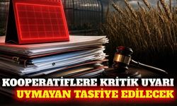 Antalya'da kooperatifler için kritik tarih 26 Ekim 2026
