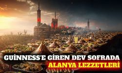 Afyonkarahisar'daki 257 metrelik rekor sofrasında Alanya izi