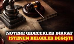 Noterlerde belge ve teminat kuralları değişti