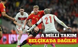 A Milli Takım deplasmanda Belçika'ya 3-0 mağlup oldu