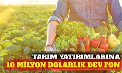 Tarım yatırımlarına 10 milyon dolarlık finansman desteği