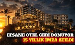 Antalya'nın ilk 5 yıldızlı oteli için 15 yıllık imza