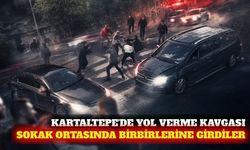 Kartaltepe'de yol verme kavgası sokağı karıştırdı