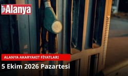 Alanya akaryakıt fiyatları 5 Ekim 2026: Benzin 86,88 TL