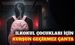 Ankara'da ilkokul öğrencileri için kurşun geçirmez çanta
