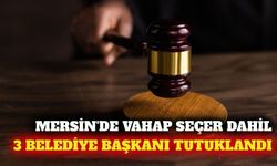 Mersin'de Vahap Seçer dahil 3 belediye başkanı tutuklandı