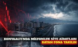 Konyaaltı'nda sitenin milyonluk aidatları fona takıldı