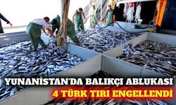 Yunanistan'da balıkçı eylemi: 4 Türk tırı engellendi