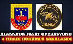 Alanya'da JASAT operasyonu: 4 firari hükümlü yakalandı