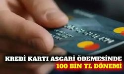 Kredi kartlarında asgari ödeme eşiği 100 bin TL'ye çıkıyor