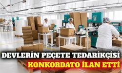 Dev markaların tedarikçisi My Peçete konkordato ilan etti